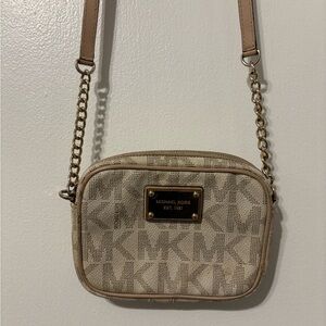 Michael Kors Tan Small Crossbody Bag